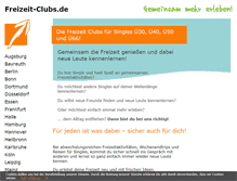 Tablet Screenshot of freizeit-clubs.de
